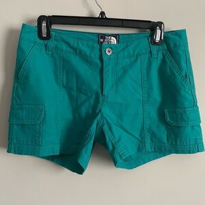The North Face Teal Cargo Shorts